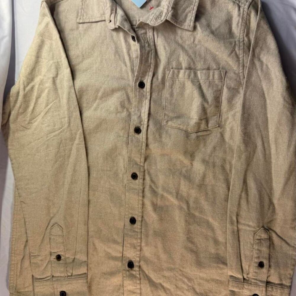 Cat-jack Men's Tan and Cream Shirt